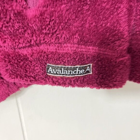 Avalanche Womens Thermal Plush Fleece Jacket Rasberry Color Size L - Picture 2 of 7